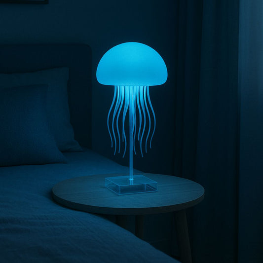 Lámpara Medusa Antiestrés RGB – Luz Ambiental Relajante y Decorativa para Hogar y Oficina