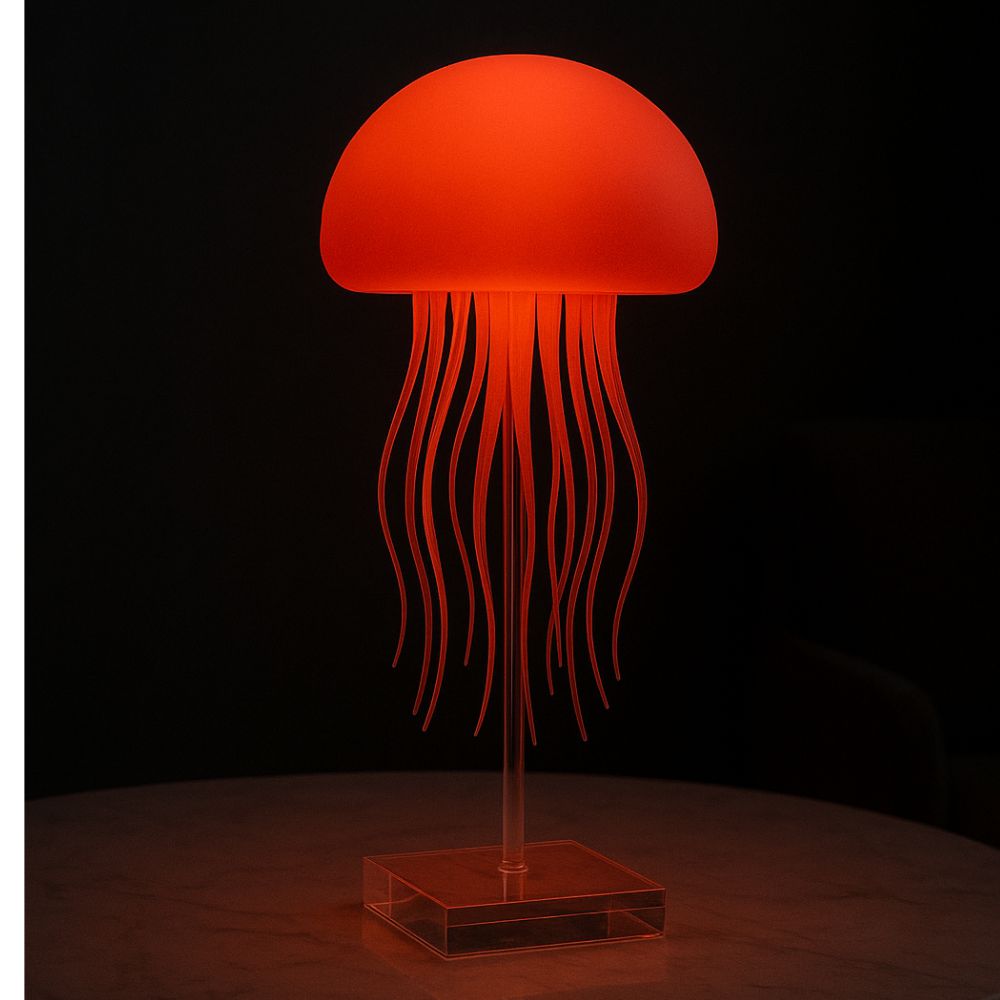 Lámpara Medusa Antiestrés RGB – Luz Ambiental Relajante y Decorativa para Hogar y Oficina